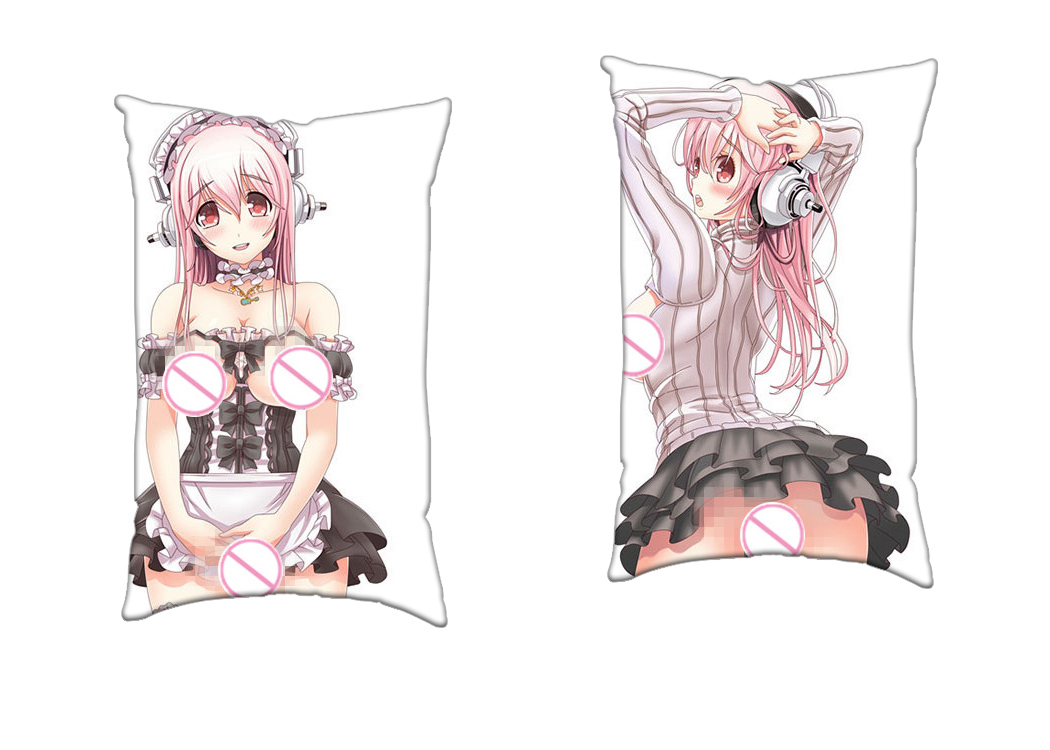 Super Sonico Anime 2 Way Tricot Air Pillow With a Hole 35x55cm(13.7in x 21.6in)