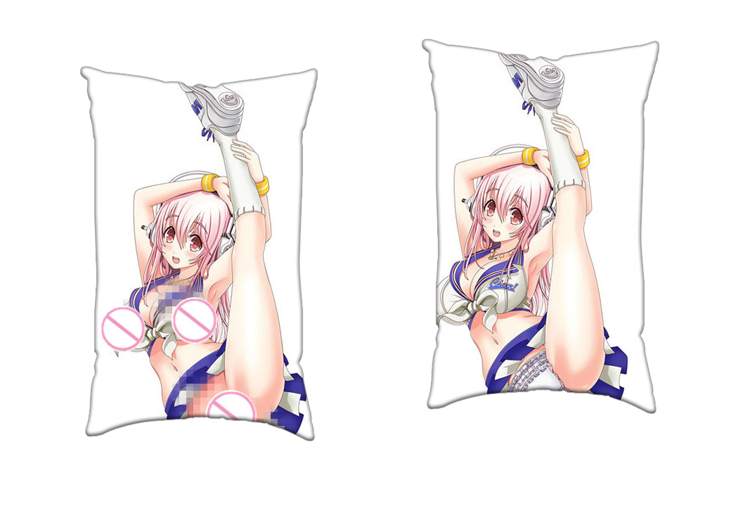 Super Sonico Anime 2 Way Tricot Air Pillow With a Hole 35x55cm(13.7in x 21.6in)