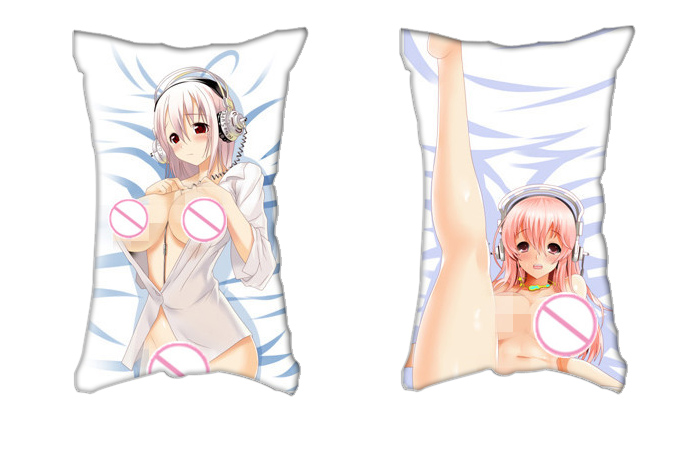 Super Sonico Anime 2 Way Tricot Air Pillow With a Hole 35x55cm(13.7in x 21.6in)