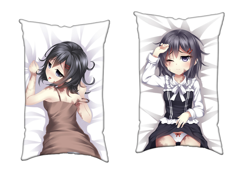 Sylvie Dorei to no Seikatsu Teaching Feeling Anime 2 Way Tricot Air Pillow With a Hole 35x55cm(13.7in x 21.6in)