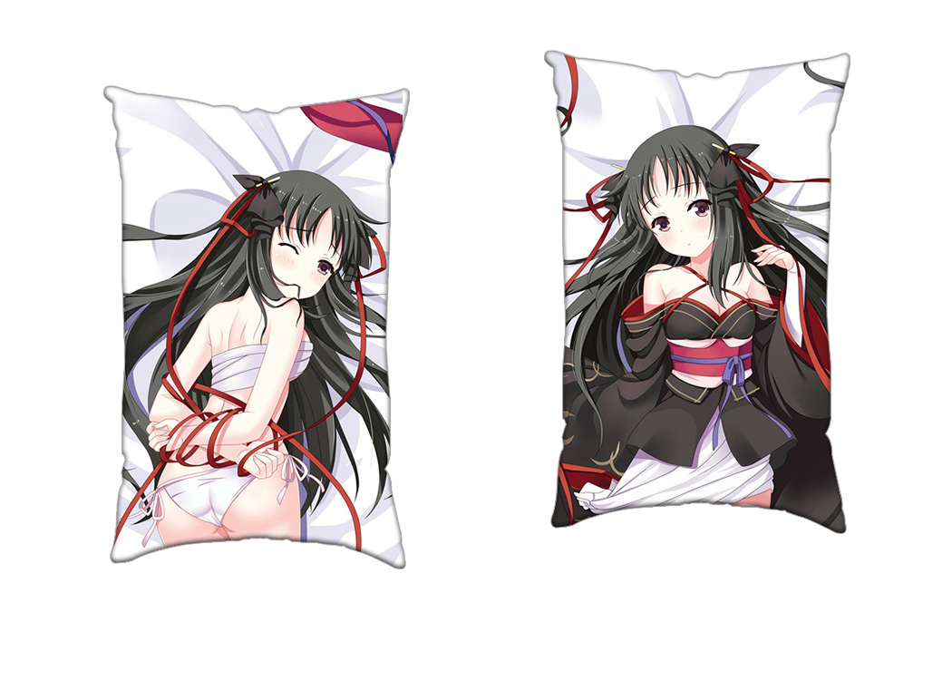 Yaya Unbreakable Machine Doll Anime 2 Way Tricot Air Pillow With a Hole 35x55cm(13.7in x 21.6in)
