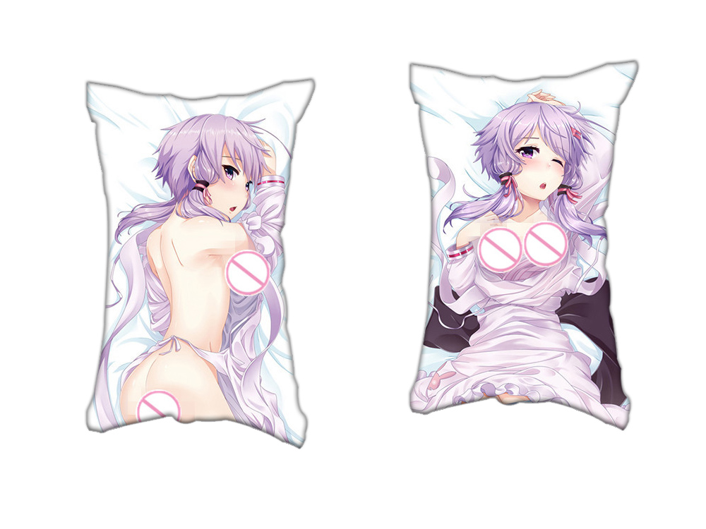 Yuzuki Yukari Vocaloid Anime 2 Way Tricot Air Pillow With a Hole 35x55cm(13.7in x 21.6in)