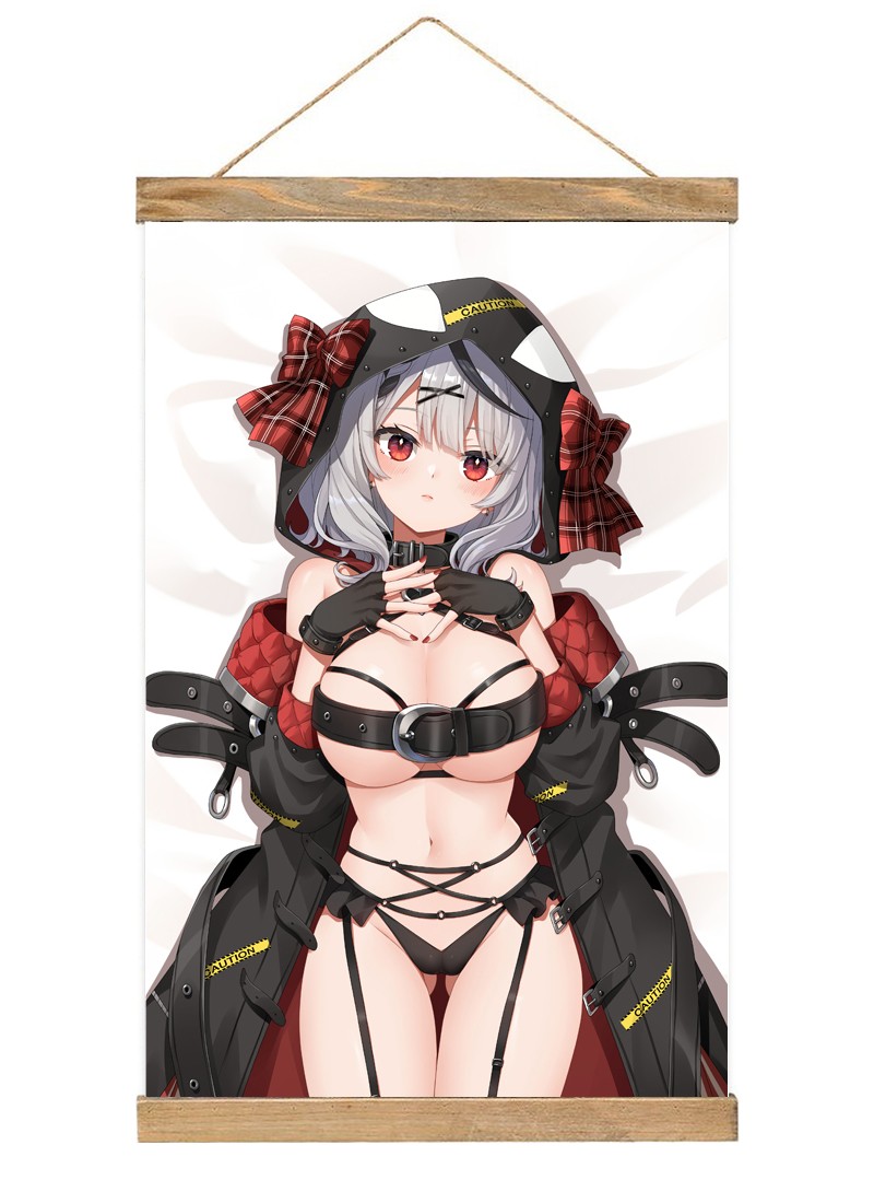 Virtual Youtuber Sakamata Chloe Scroll Painting Wall Picture Anime Wall Scroll Hanging Home Decor