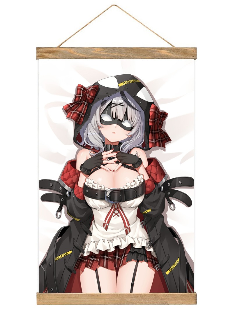 Virtual Youtuber Sakamata Chloe Scroll Painting Wall Picture Anime Wall Scroll Hanging Home Decor