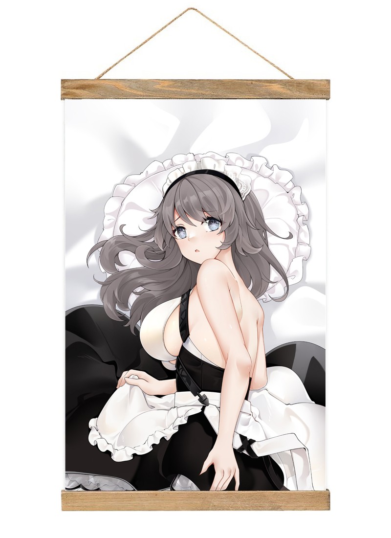 Azur Lane Charybdis-1 Scroll Painting Wall Picture Anime Wall Scroll Hanging Home Decor