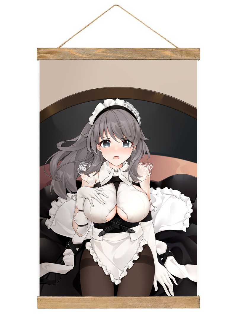 Azur Lane Charybdis Scroll Painting Wall Picture Anime Wall Scroll Hanging Home Decor