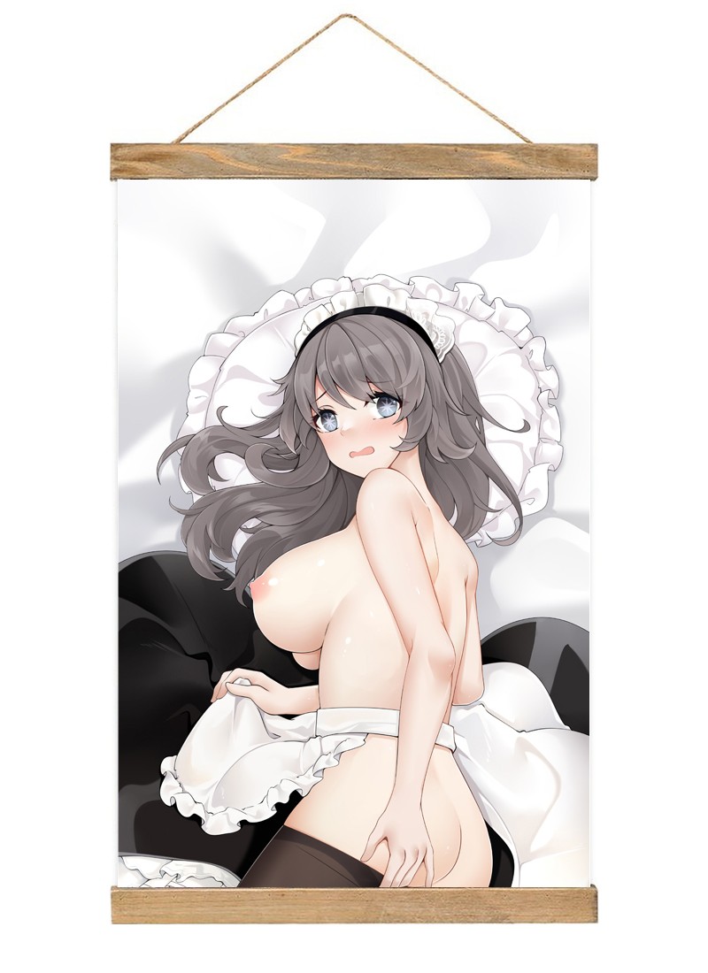 Azur Lane Charybdis-1 Scroll Painting Wall Picture Anime Wall Scroll Hanging Home Decor