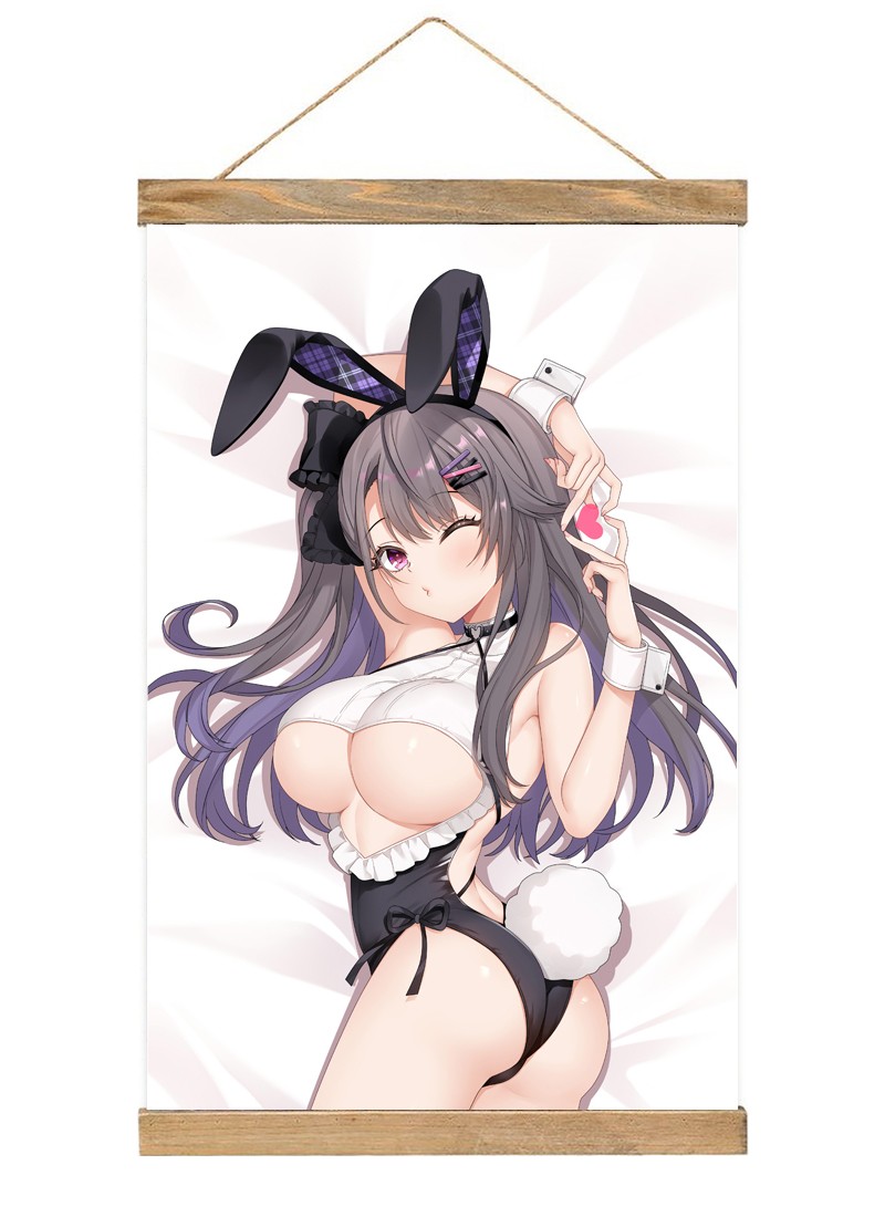 Azur Lane Memory of Mercury-1 Scroll Painting Wall Picture Anime Wall Scroll Hanging Home Decor