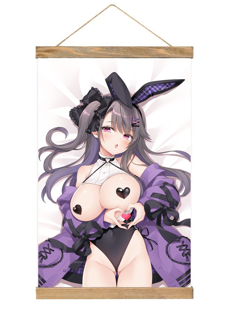 Azur Lane Memory of Mercury Scroll Painting Wall Picture Anime Wall Scroll Hanging Home Decor