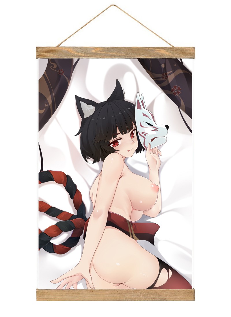 Azur Lane IJN Yamashiro META-1 Scroll Painting Wall Picture Anime Wall Scroll Hanging Home Decor