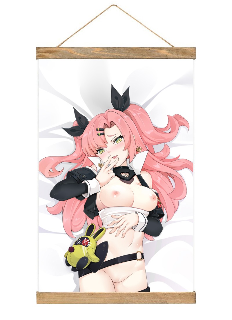 Zenless Zone Zero Nicole Demara-1 Scroll Painting Wall Picture Anime Wall Scroll Hanging Home Decor
