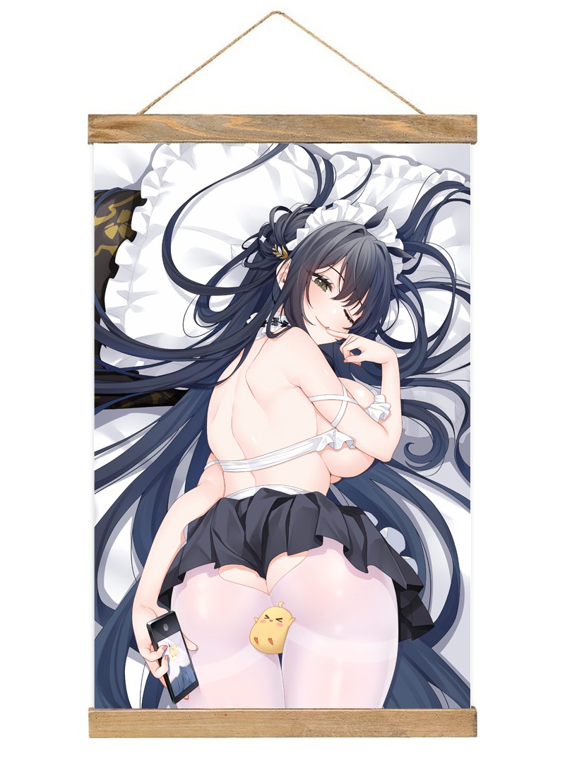 Azur Lane HMS Indomitable-1 Scroll Painting Wall Picture Anime Wall Scroll Hanging Home Decor