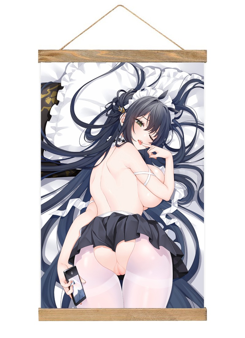 Azur Lane HMS Indomitable-3 Scroll Painting Wall Picture Anime Wall Scroll Hanging Home Decor