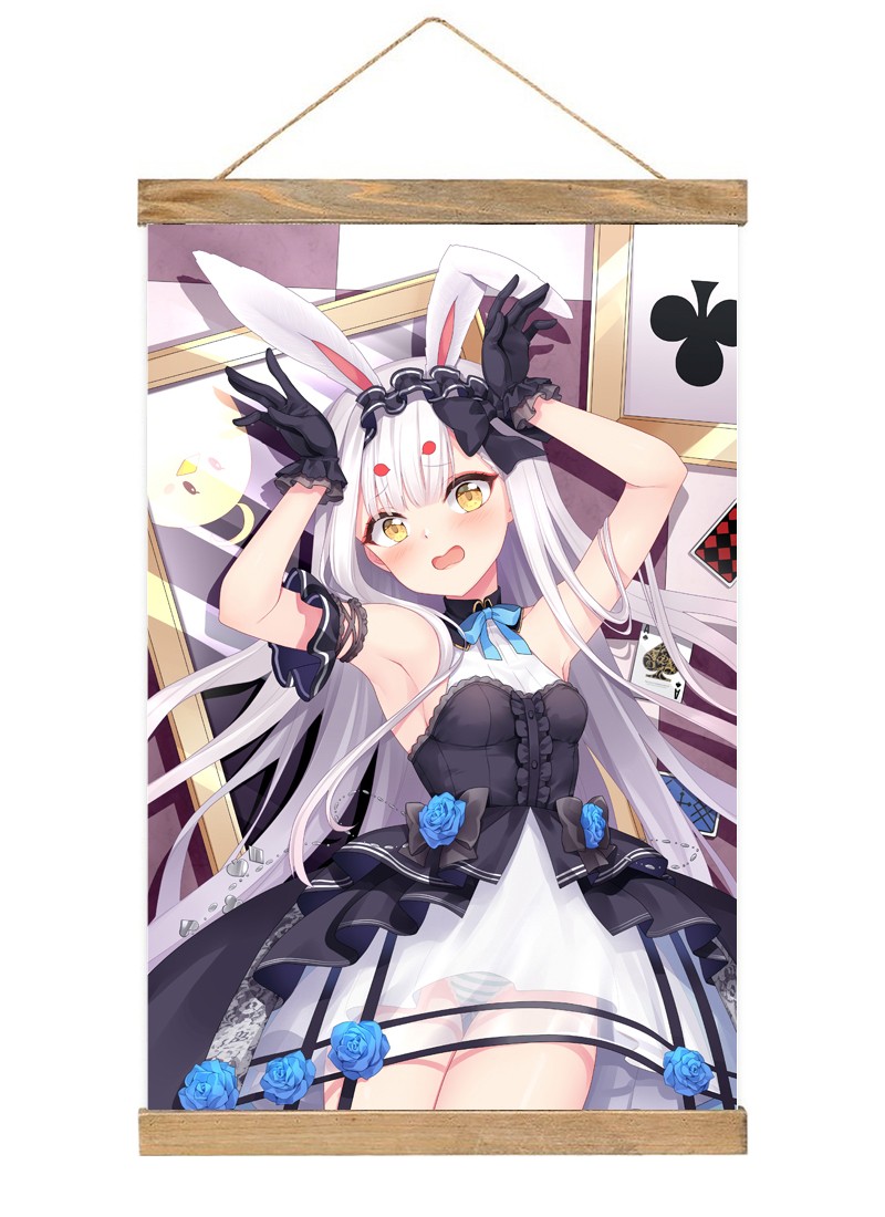 Azur Lane Shimakaze Scroll Painting Wall Picture Anime Wall Scroll Hanging Home Decor