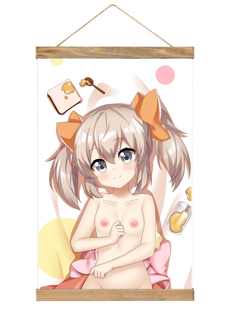 If It\'s for My Daughter, I\'d Even Defeat a Demon Lord Latina Scroll Painting Wall Picture Anime Wall Scroll Hanging Home Decor