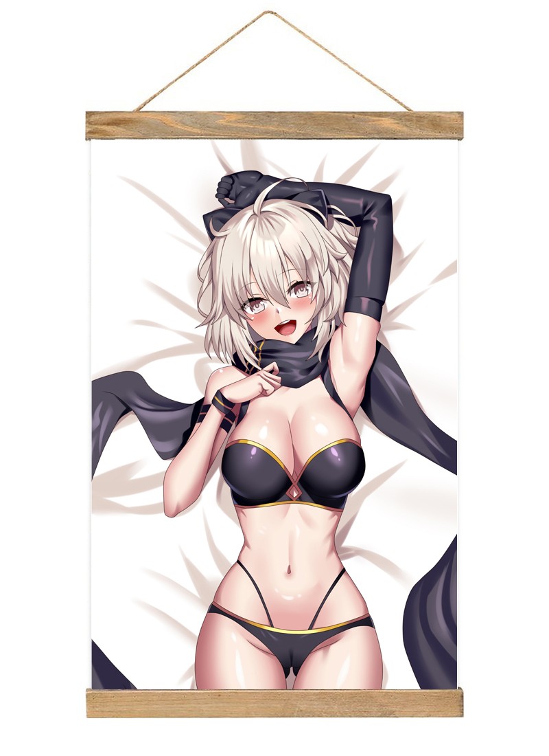 FateGrand Order FGO Altria Pendrago-1 Scroll Painting Wall Picture Anime Wall Scroll Hanging Home Decor