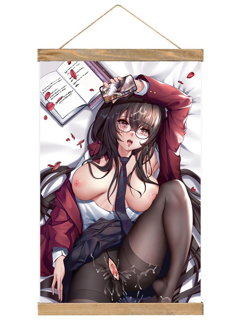 Azur Lane Taiho-1 Scroll Painting Wall Picture Anime Wall Scroll Hanging Home Decor