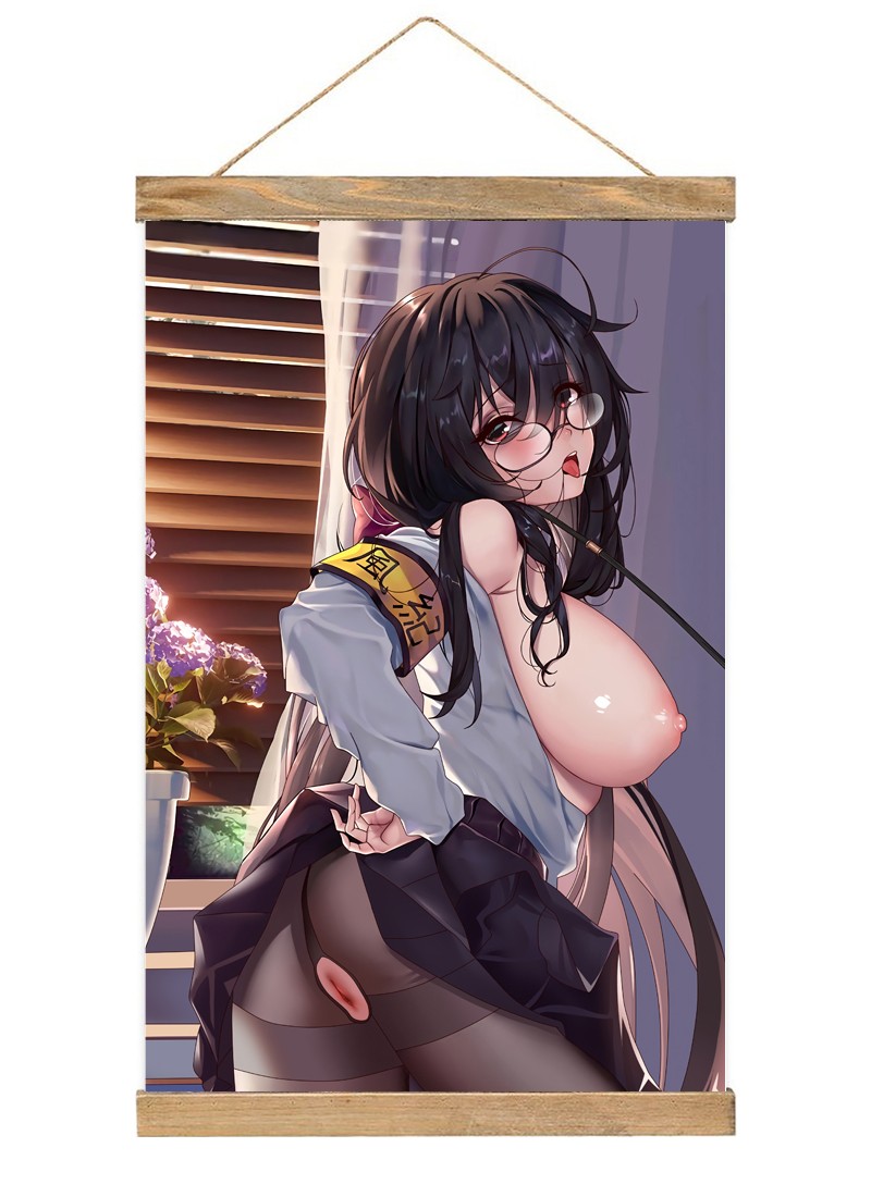 Azur Lane Taiho Scroll Painting Wall Picture Anime Wall Scroll Hanging Home Decor
