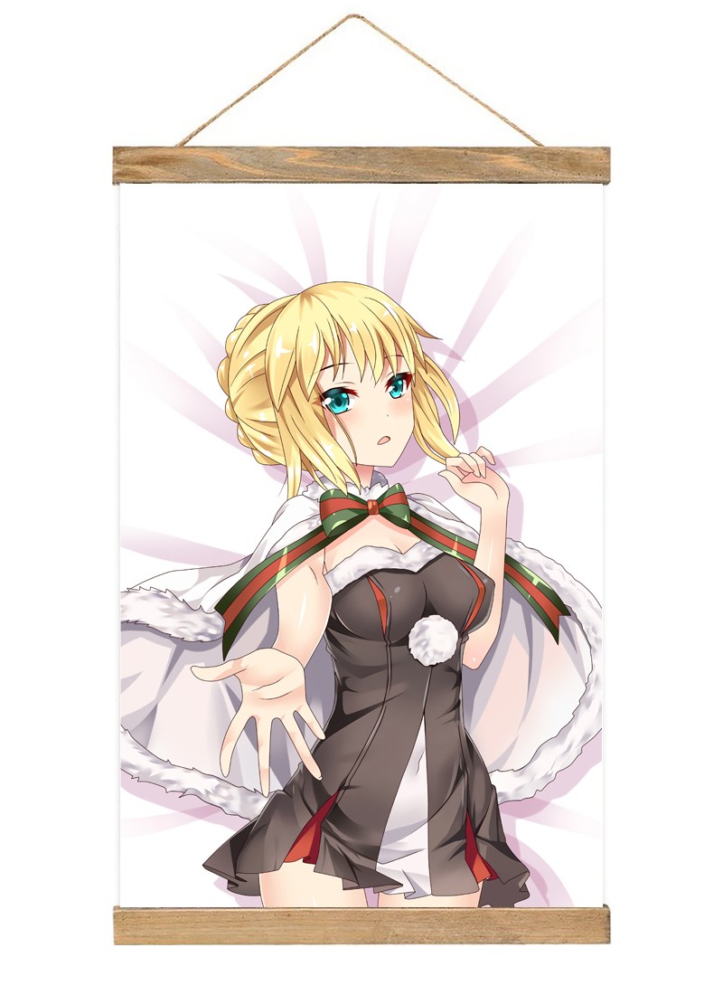 FateGrand Order Okita Soji-1 Scroll Painting Wall Picture Anime Wall Scroll Hanging Home Decor