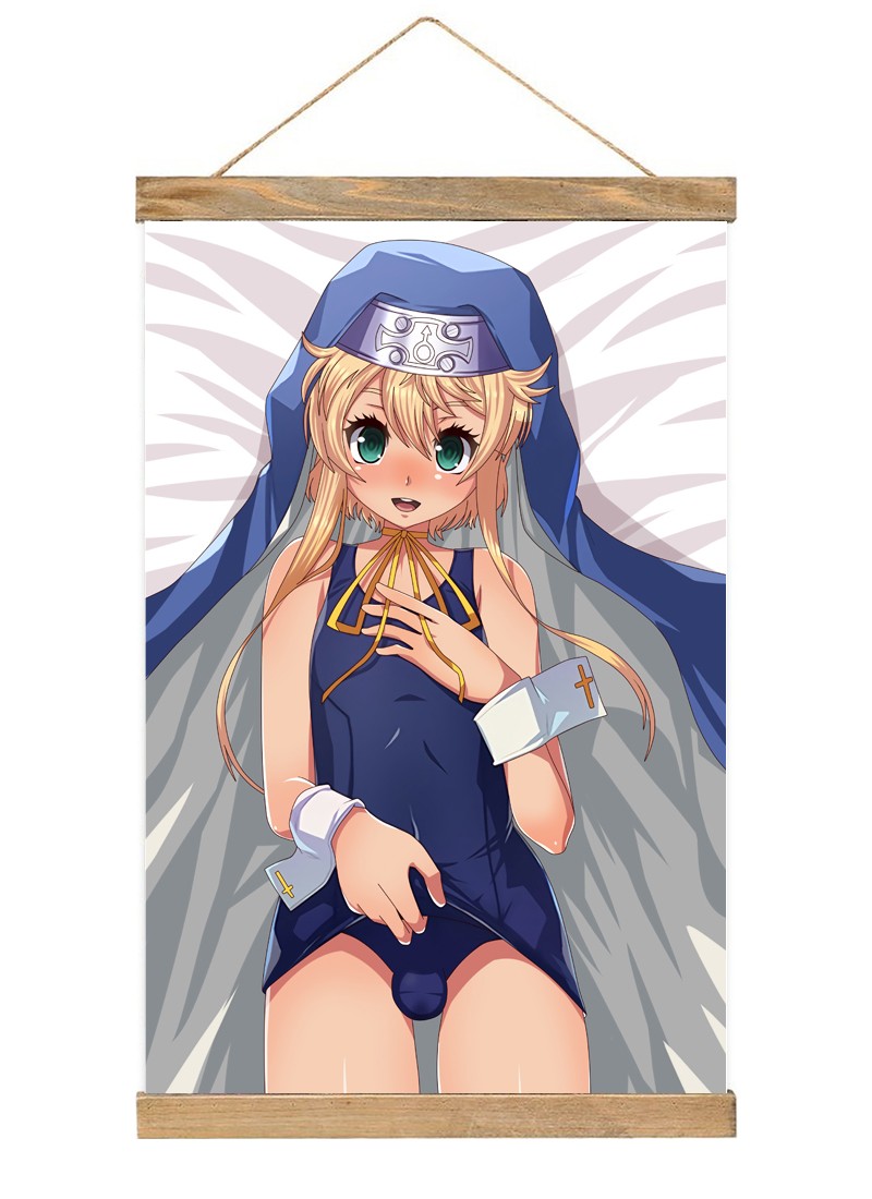 Guilty Gear Bridget-1 Scroll Painting Wall Picture Anime Wall Scroll Hanging Home Decor