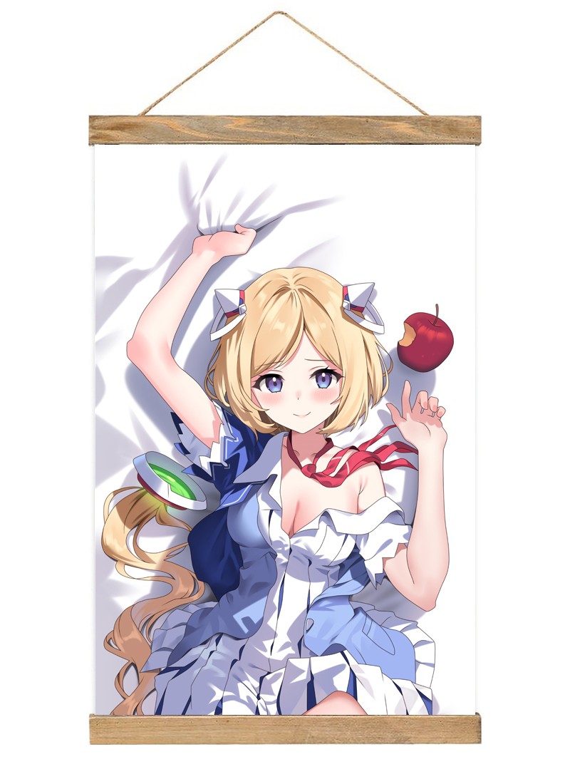 Virtual Youtuber Aki Rosenthal-1 Scroll Painting Wall Picture Anime Wall Scroll Hanging Home Decor
