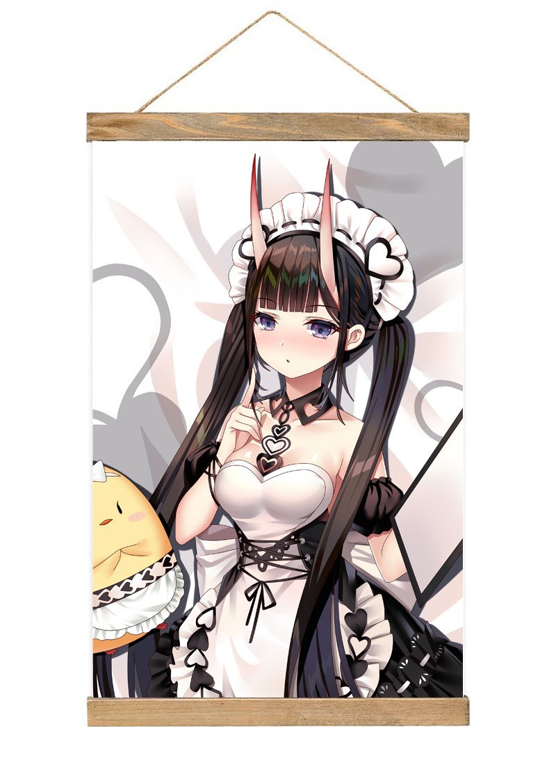 Azur Lane IJN Noshiro-1 Scroll Painting Wall Picture Anime Wall Scroll Hanging Home Decor