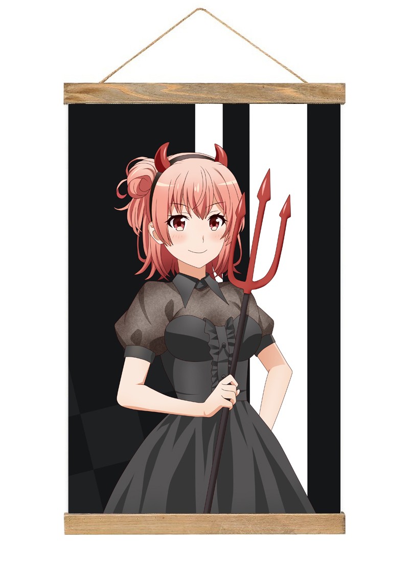 My Youth Romantic Comedy Is Wrong, As I Expected Yui Yuigahama-1 Scroll Painting Wall Picture Anime Wall Scroll Hanging Home Decor