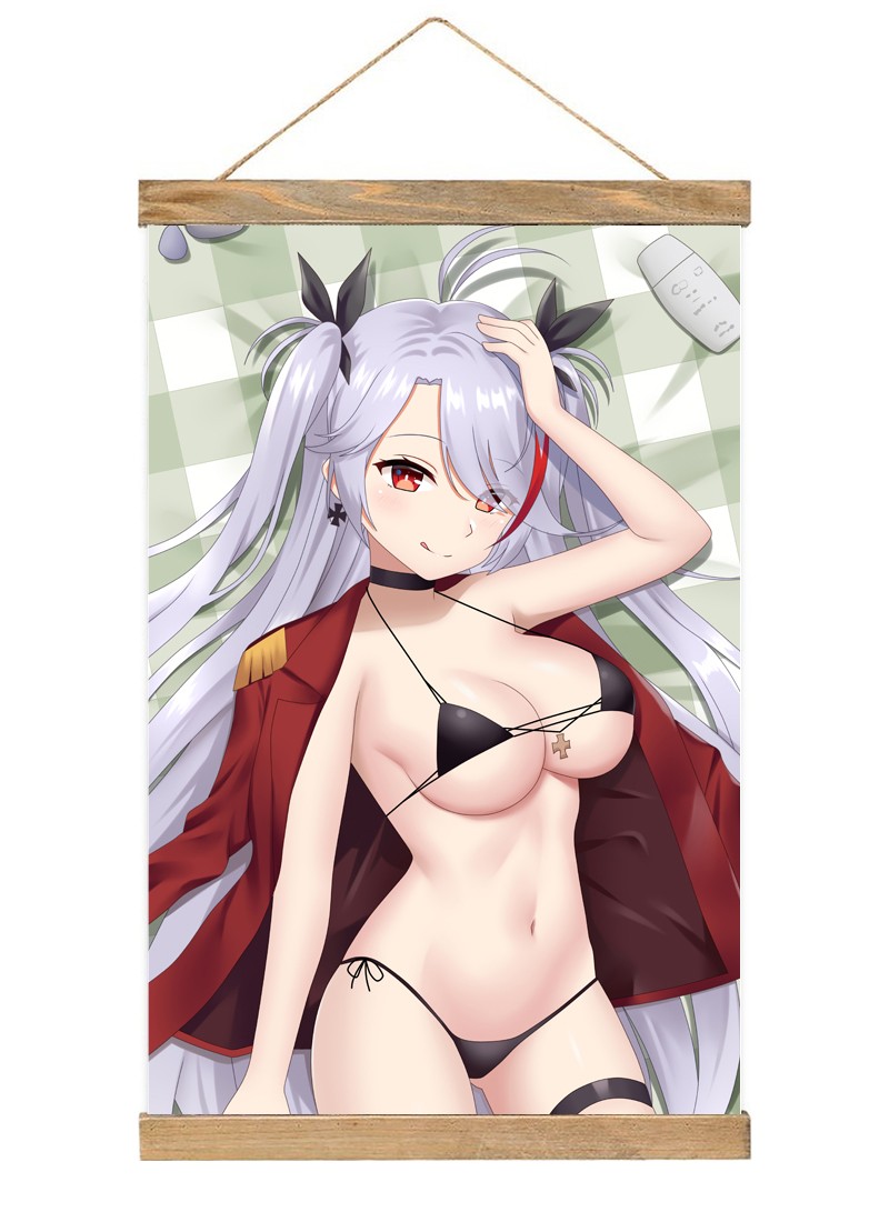 Azur Lane Hibiki-1 Scroll Painting Wall Picture Anime Wall Scroll Hanging Home Decor