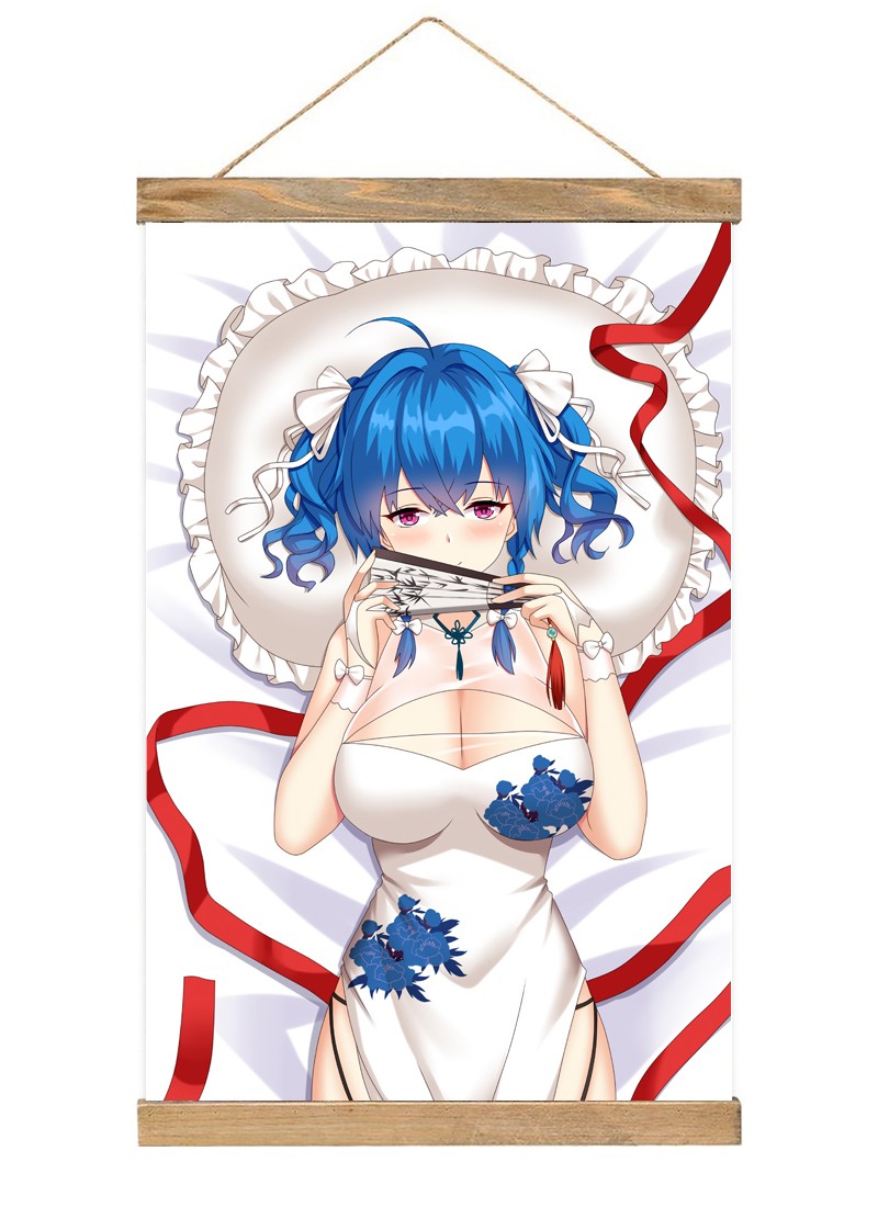 Azur Lane St. Louis Scroll Painting Wall Picture Anime Wall Scroll Hanging Home Decor