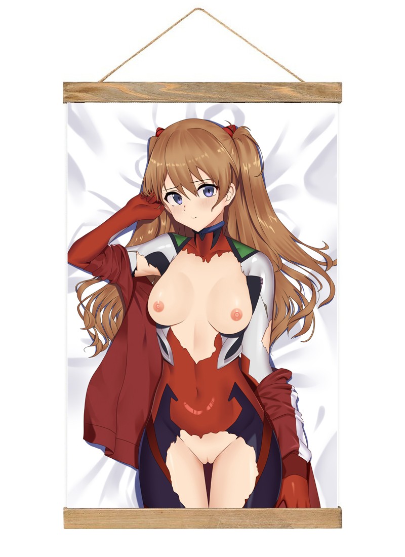 Neon Genesis Evangelion Asuka Langley Soryu-1 Scroll Painting Wall Picture Anime Wall Scroll Hanging Home Decor