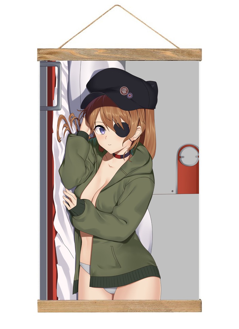 Neon Genesis Evangelion Asuka Langley Soryu Scroll Painting Wall Picture Anime Wall Scroll Hanging Home Decor