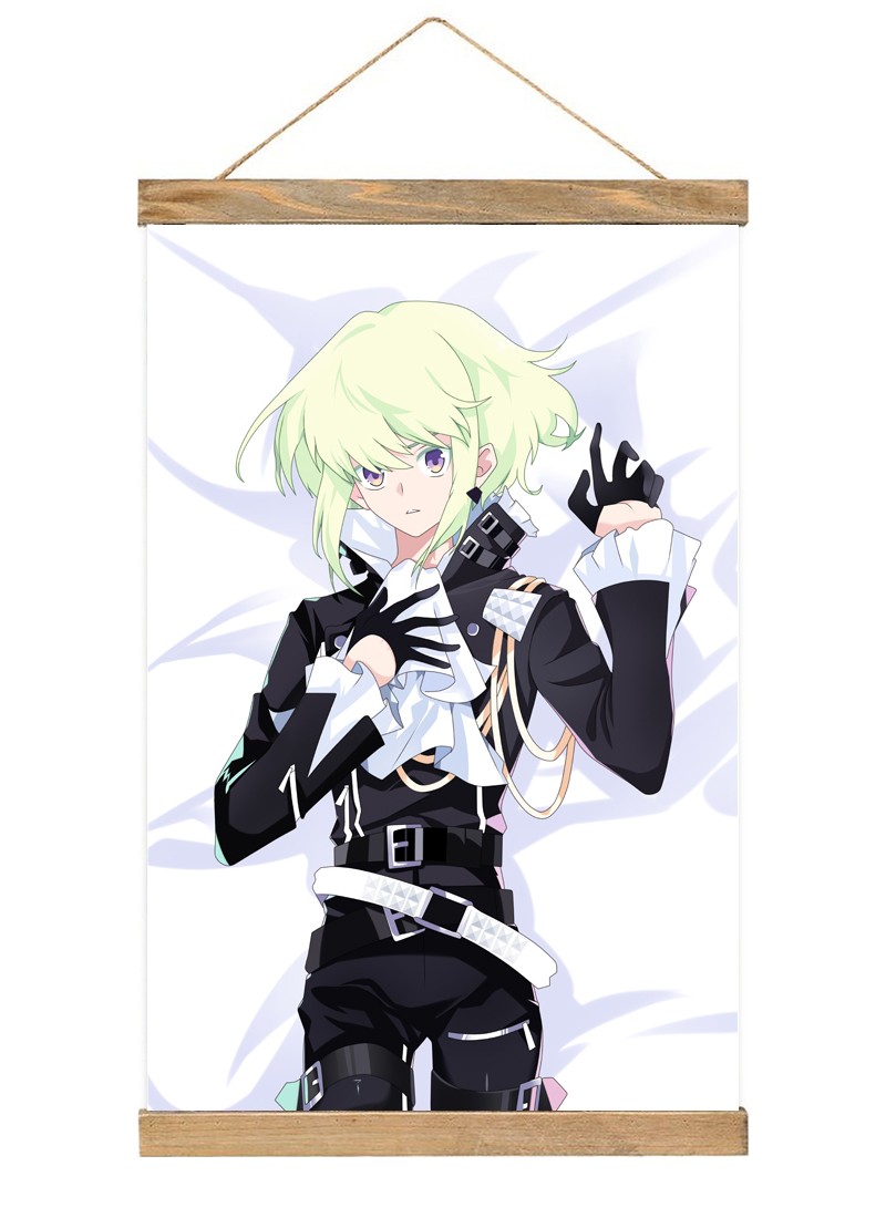 Promare Lio Fotia Scroll Painting Wall Picture Anime Wall Scroll Hanging Home Decor