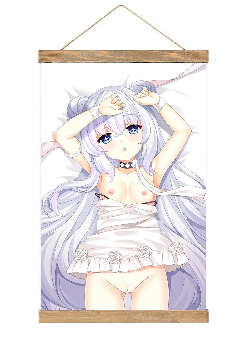 Azur Lane MNF Le Malin Scroll Painting Wall Picture Anime Wall Scroll Hanging Home Decor