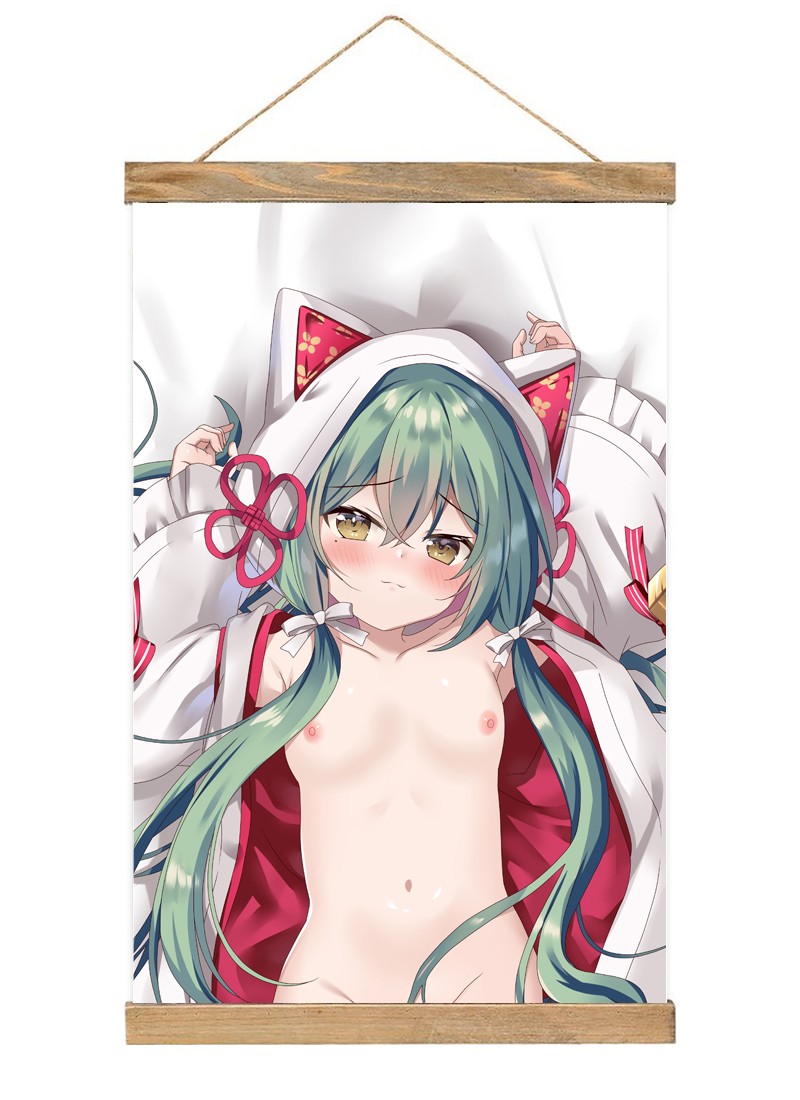 Azur Lane Akashi Scroll Painting Wall Picture Anime Wall Scroll Hanging Home Decor