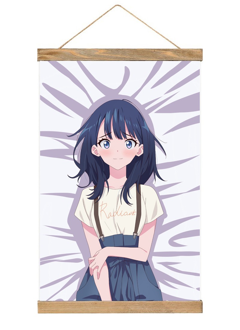 SSSS. GRIDMAN Takarada Rikka-1 Scroll Painting Wall Picture Anime Wall Scroll Hanging Home Decor