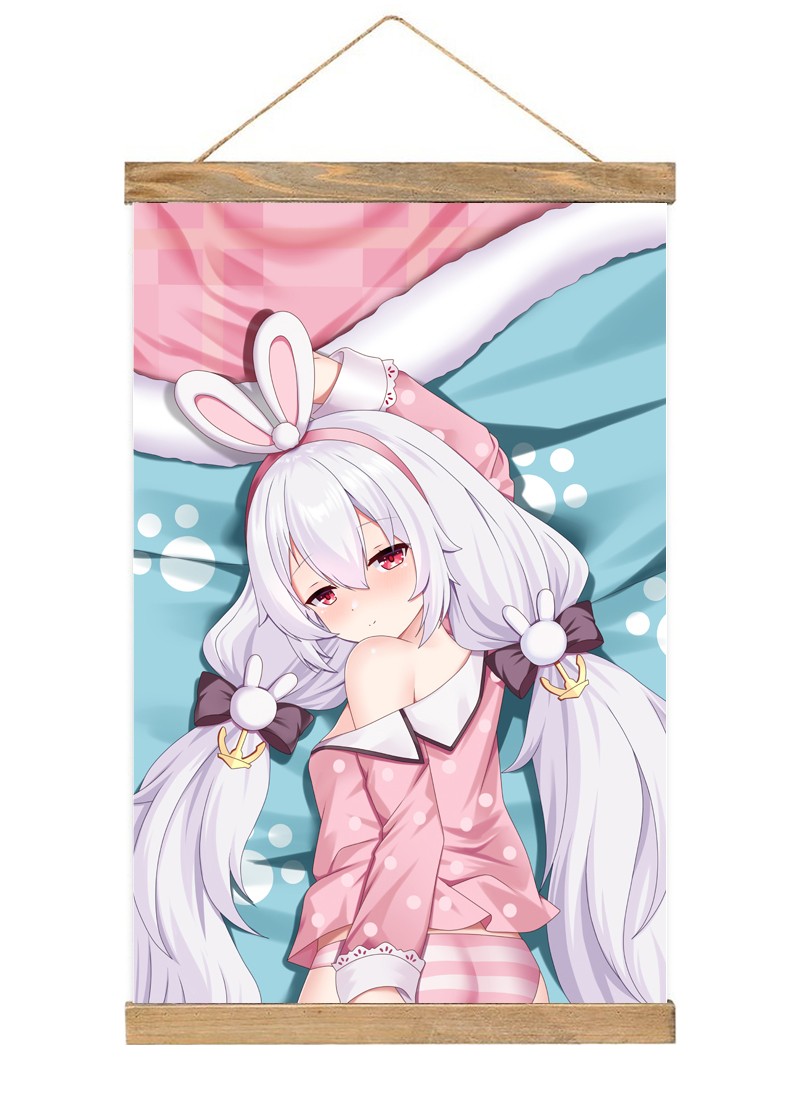 Azur Lane MNF Le Malin Scroll Painting Wall Picture Anime Wall Scroll Hanging Home Decor