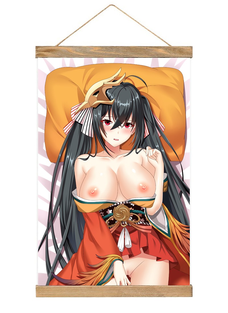 Azur Lane Taihou-1 Scroll Painting Wall Picture Anime Wall Scroll Hanging Home Decor