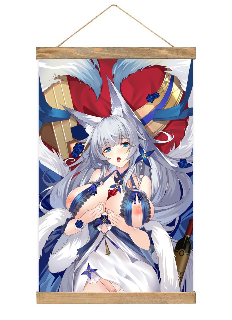 Azur Lane Shinano-1 Scroll Painting Wall Picture Anime Wall Scroll Hanging Home Decor