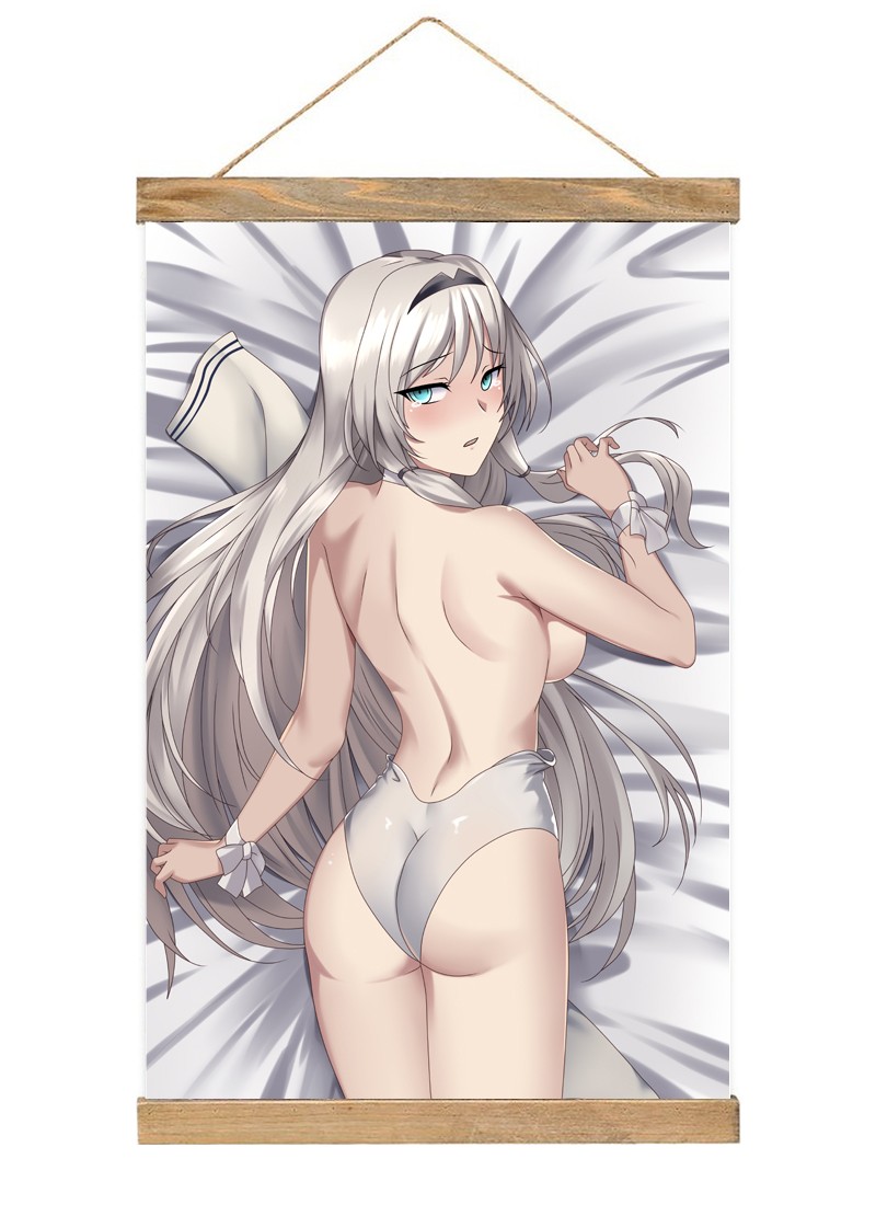 Girls\' Frontline AN-94 Scroll Painting Wall Picture Anime Wall Scroll Hanging Home Decor