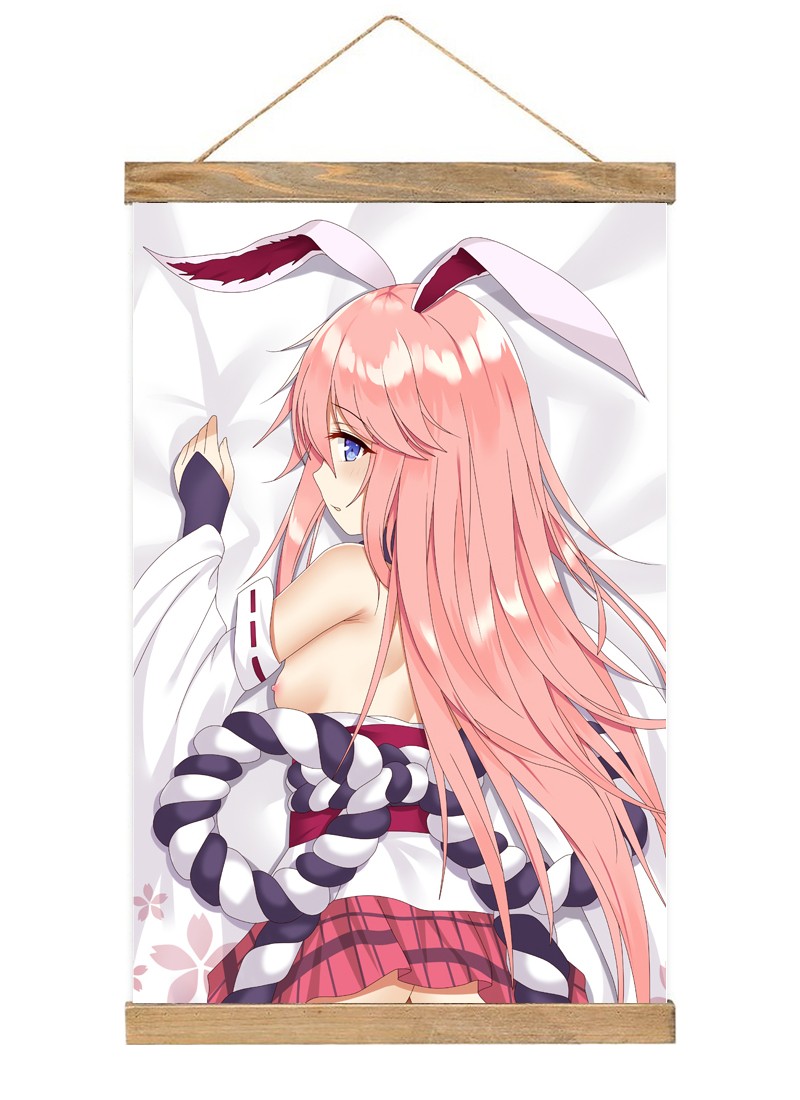 Honkai Impact 3rd Yae Sakura Scroll Painting Wall Picture Anime Wall Scroll Hanging Home Decor