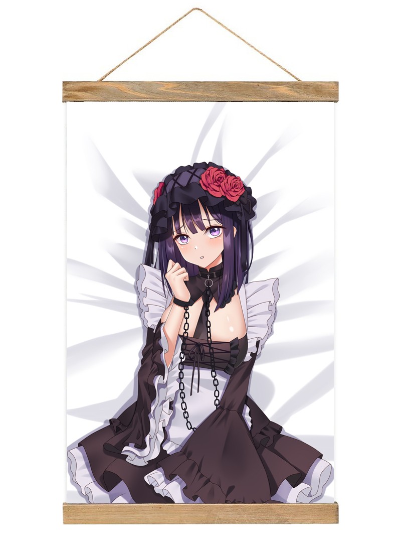 Kitagawa Marin My Dress-Up Darling Scroll Painting Wall Picture Anime Wall Scroll Hanging Home Decor