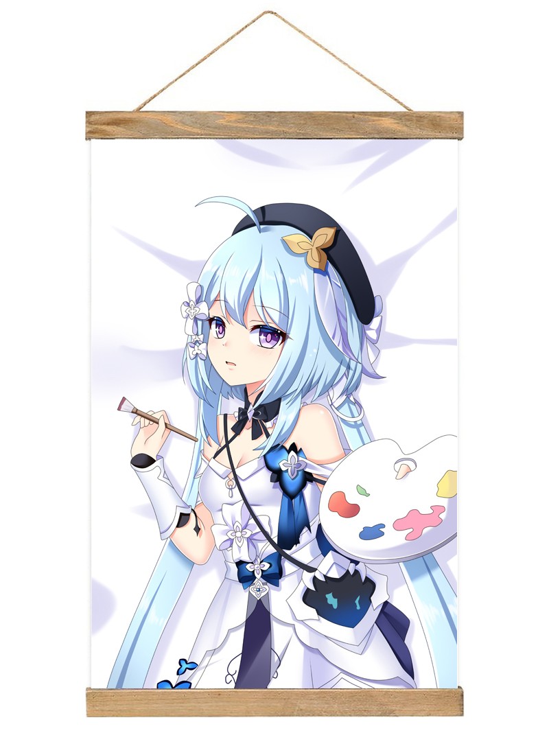Honkai Impact 3rd Griseo-1 Scroll Painting Wall Picture Anime Wall Scroll Hanging Home Decor