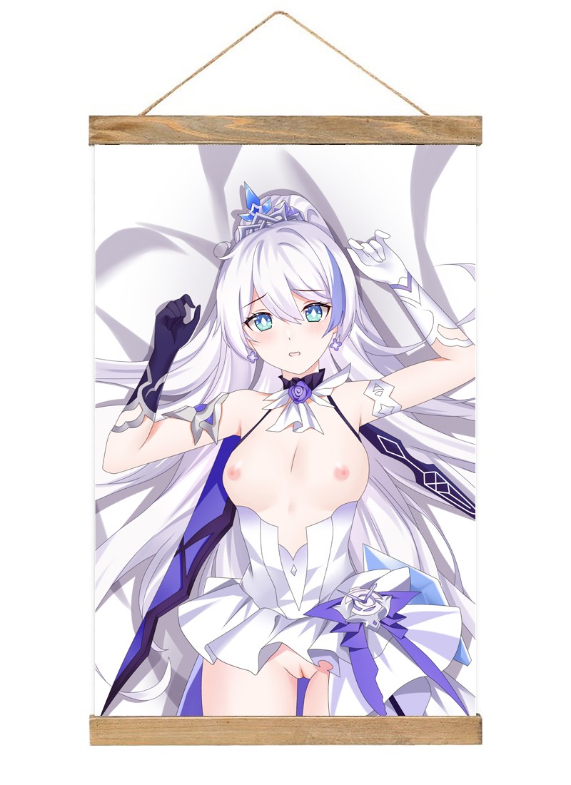 Kiana Kaslana Honkai Impact 3rd-1 Scroll Painting Wall Picture Anime Wall Scroll Hanging Home Decor