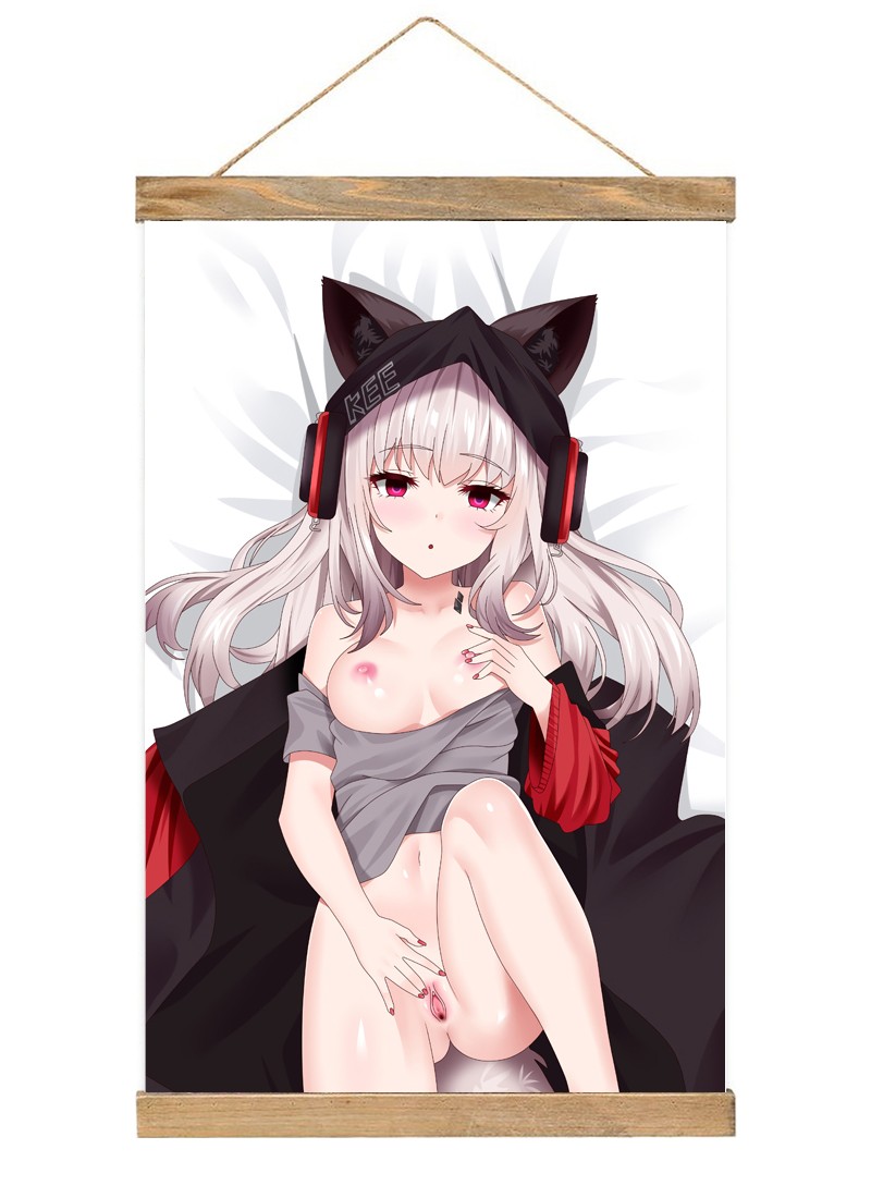 Arknights Erato-1 Scroll Painting Wall Picture Anime Wall Scroll Hanging Home Decor