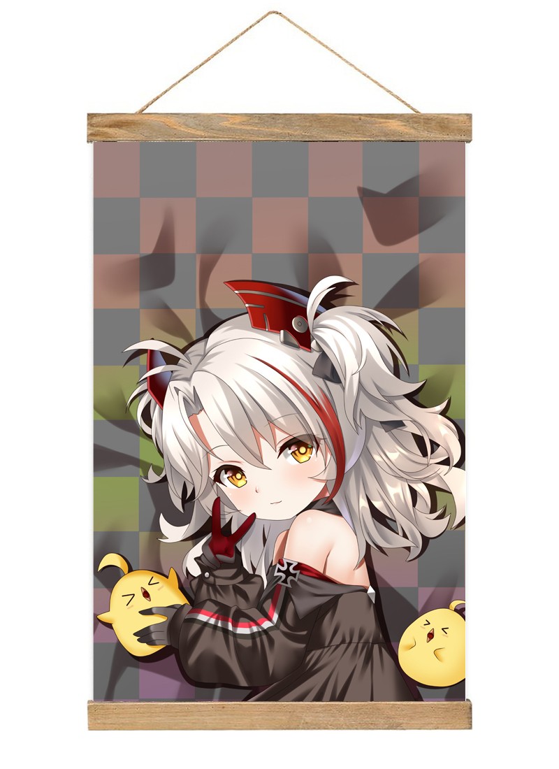 Azur Lane Prinz Eugen-41 Scroll Painting Wall Picture Anime Wall Scroll Hanging Home Decor