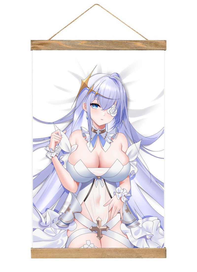 Azur Lane SMS Emden-1 Scroll Painting Wall Picture Anime Wall Scroll Hanging Home Decor