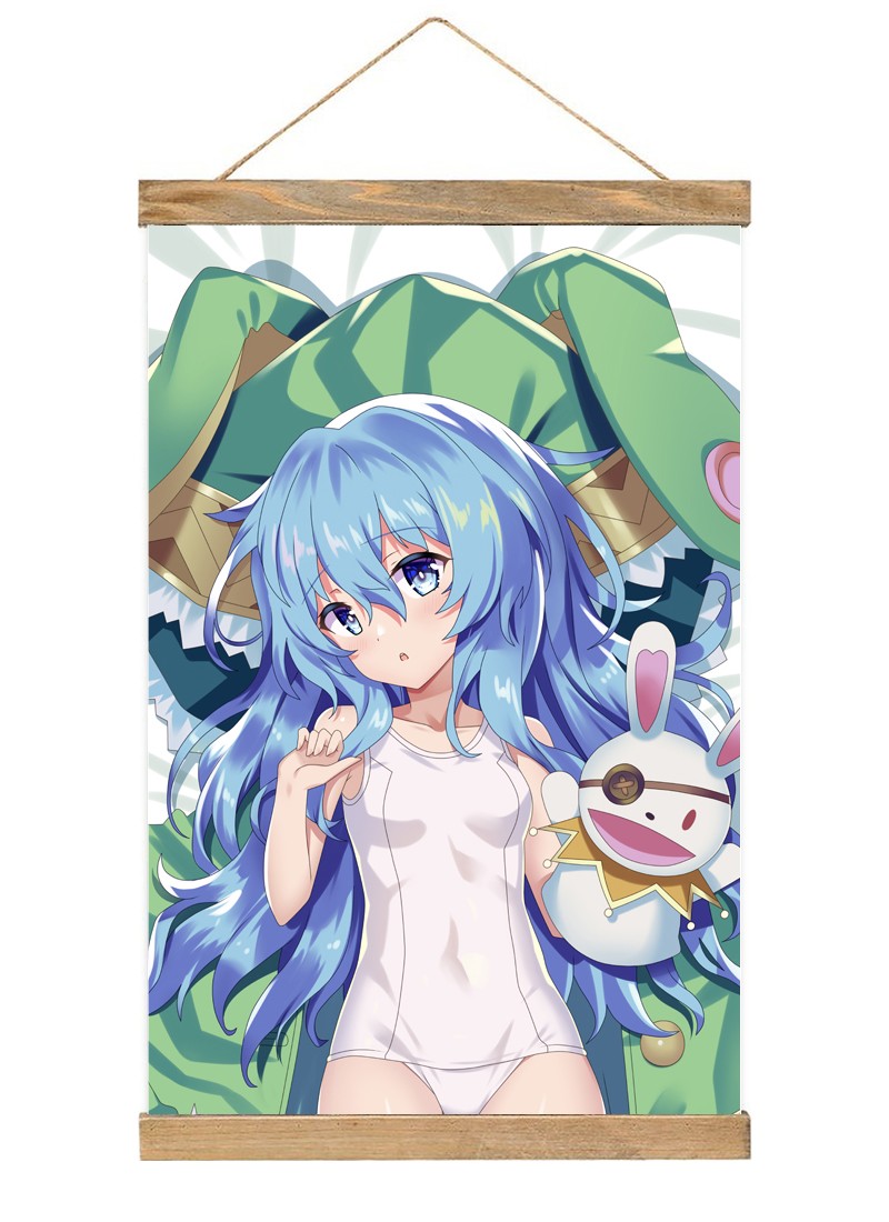 Date A Live Himekawa Yoshino Scroll Painting Wall Picture Anime Wall Scroll Hanging Home Decor