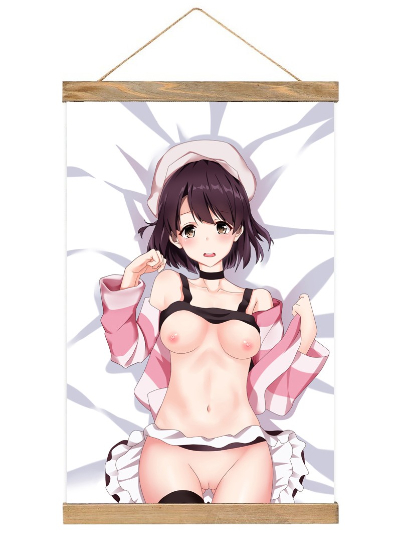 Saekano How to Raise a Boring Girlfriend Kato Megumi-1 Scroll Painting Wall Picture Anime Wall Scroll Hanging Home Decor