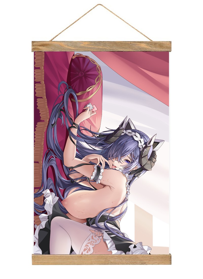Azur Lane KMS August von Parseval Scroll Painting Wall Picture Anime Wall Scroll Hanging Home Decor