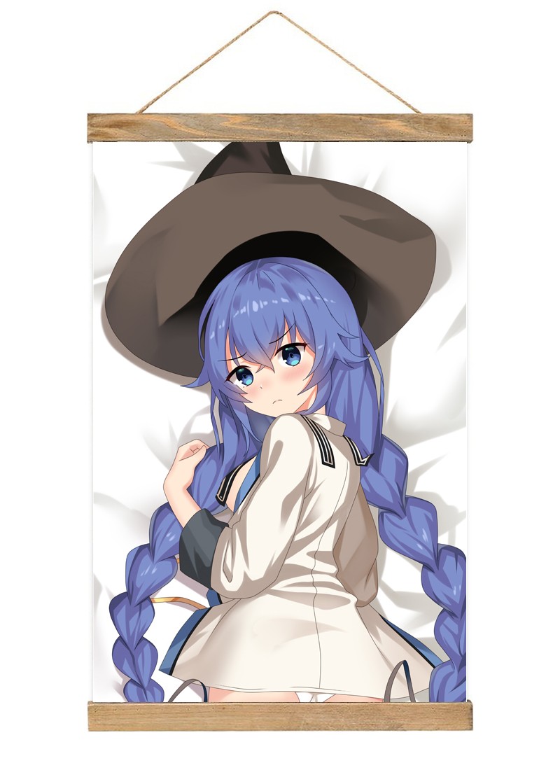 Mushoku Tensei Roxy Migurdia Scroll Painting Wall Picture Anime Wall Scroll Hanging Home Decor